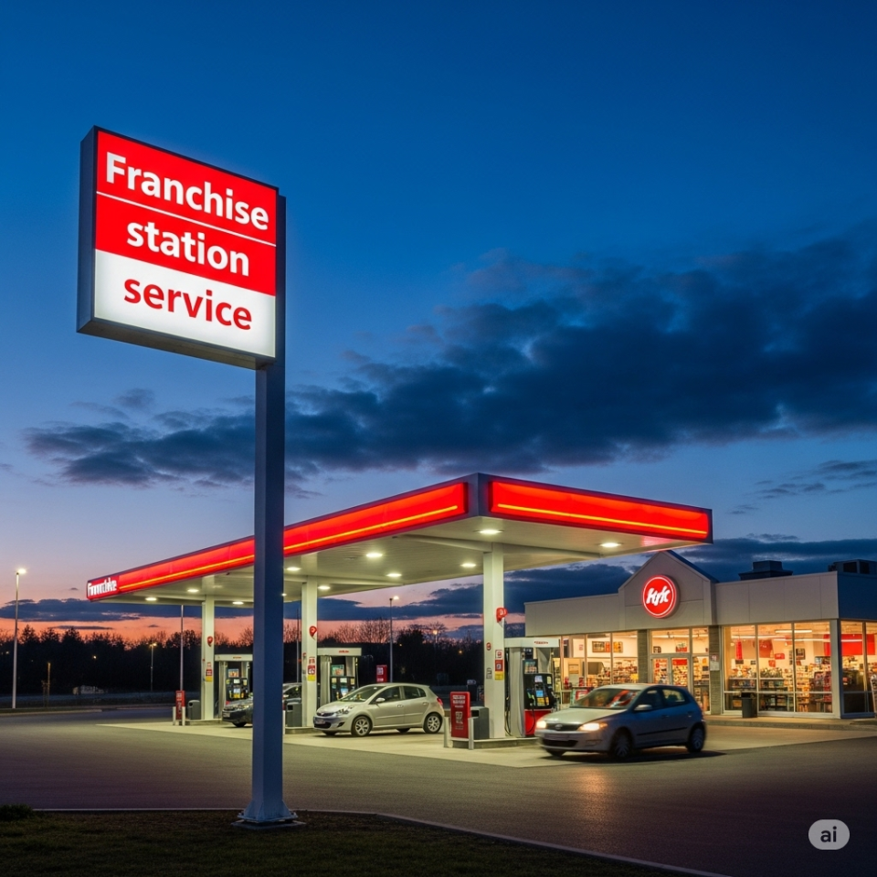 La franchise station service