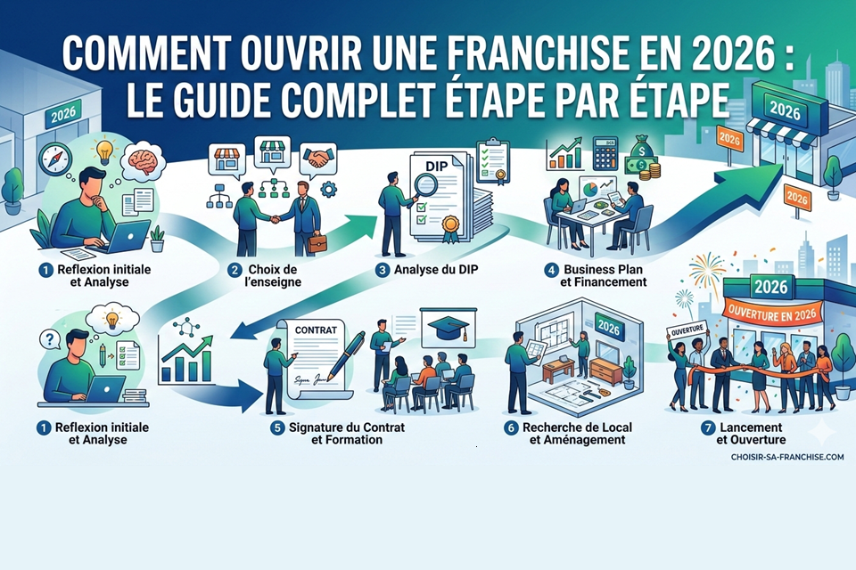 Comment ouvrir une franchise en 2026 : Guide complet étape par étape